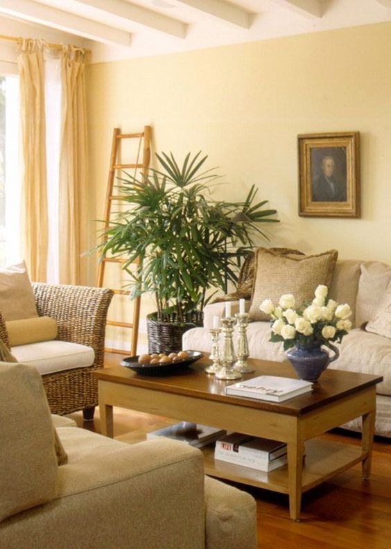 14 Ide Warna Cat Rumah yang Sejuk Untuk Interior dan Eksterior 14 pale yellow