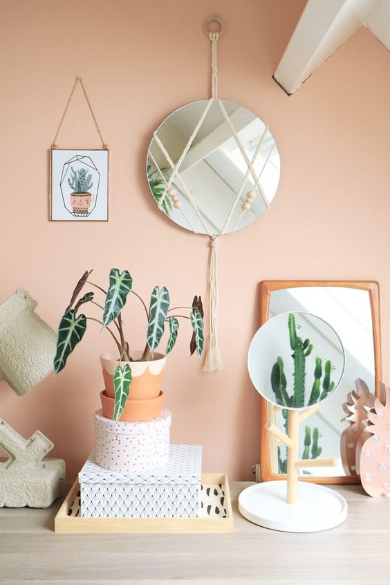 14 Ide Warna Cat Rumah yang Sejuk Untuk Interior dan Eksterior 13 peach